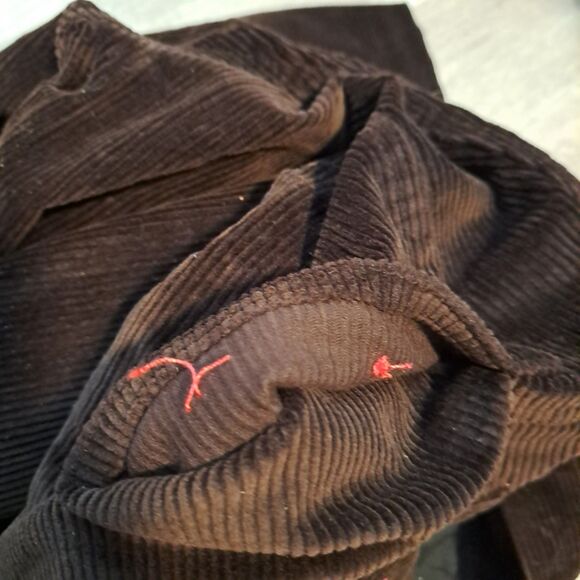 Lauren Jeans Ralph Lauren Corduroy Straight Pants Womens 12 Brown Y2K 31" Inseam - Picture 13 of 13